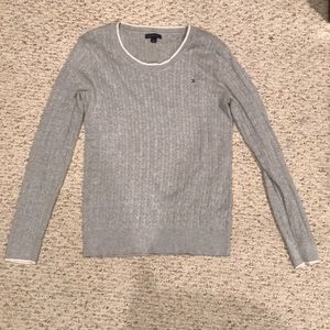 Tommy Hilfiger long sleeve grey shirt